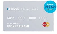 Cartão pré-pago internacional